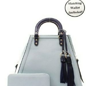 Satchel Handbag w/wallet